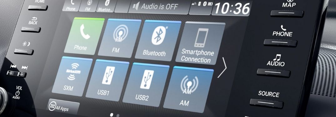 Close Up of 2020 Honda Accord Display Audio Touchscreen