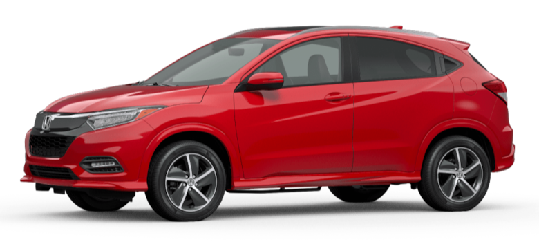 Milano Red 2020 Honda HR-V on White Background