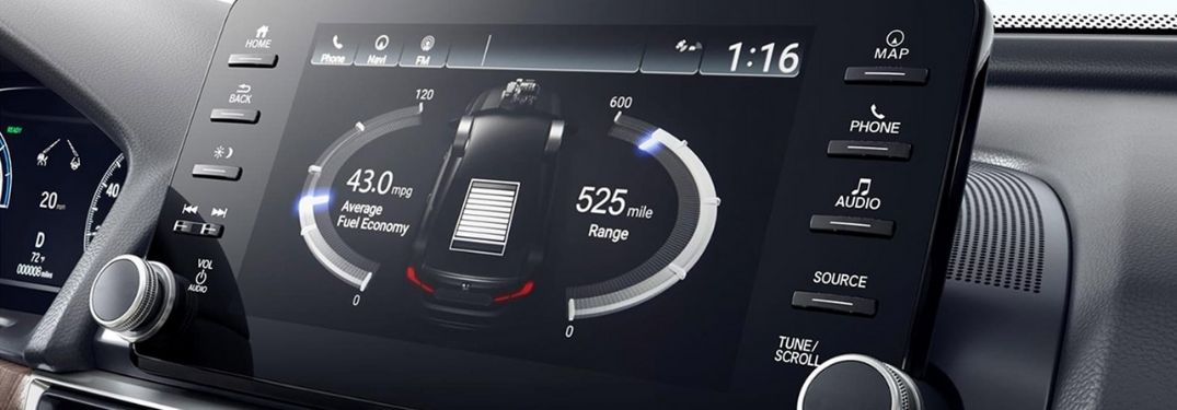 Close Up of 2021 Honda Accord Display Audio Touchscreen Display