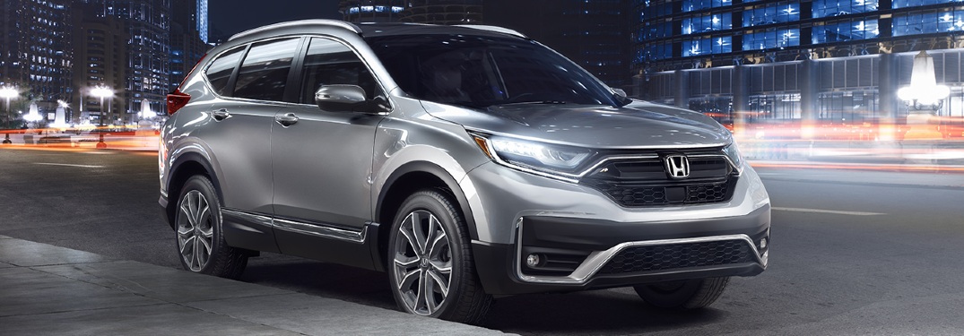 2020 CR-V parked on city street