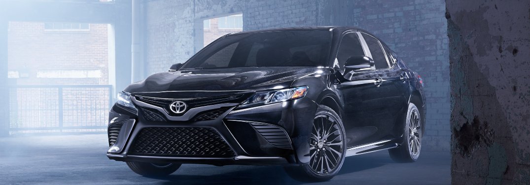 2020 Toyota Camry parked inside a warehouse
