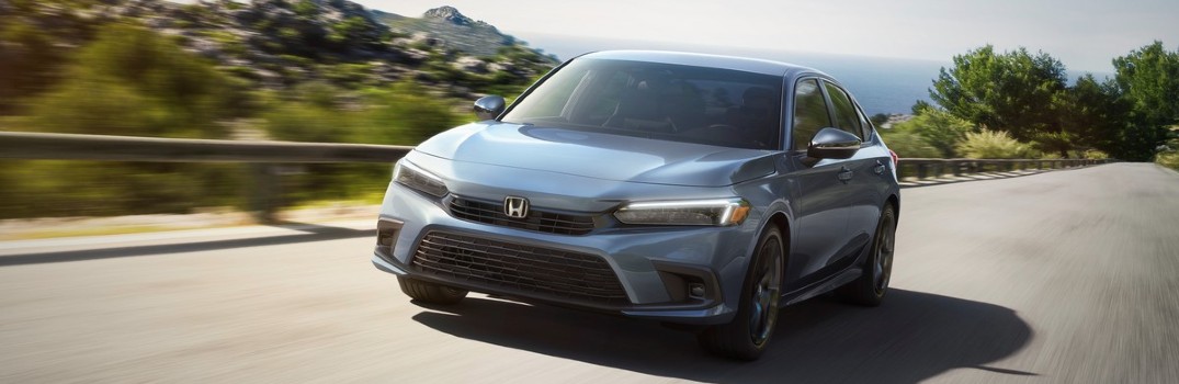 2022 Honda Civic Sedan Sport Exterior Driver Side Front Angle