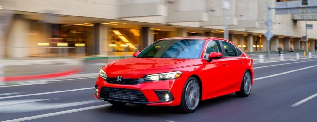 2022 Honda Civic Sedan front quarter view