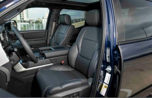 2022 Toyota Tundra Platinum view of front-row seats
