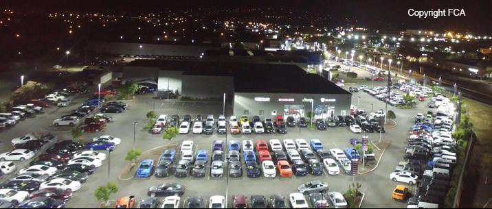 Miami Lakes FCA Bright Night Lighting