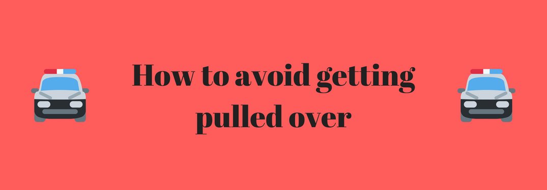 How to avoid getting pulled over, cop car decals
