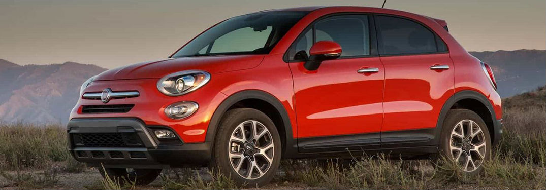 2018 Fiat 500X parked