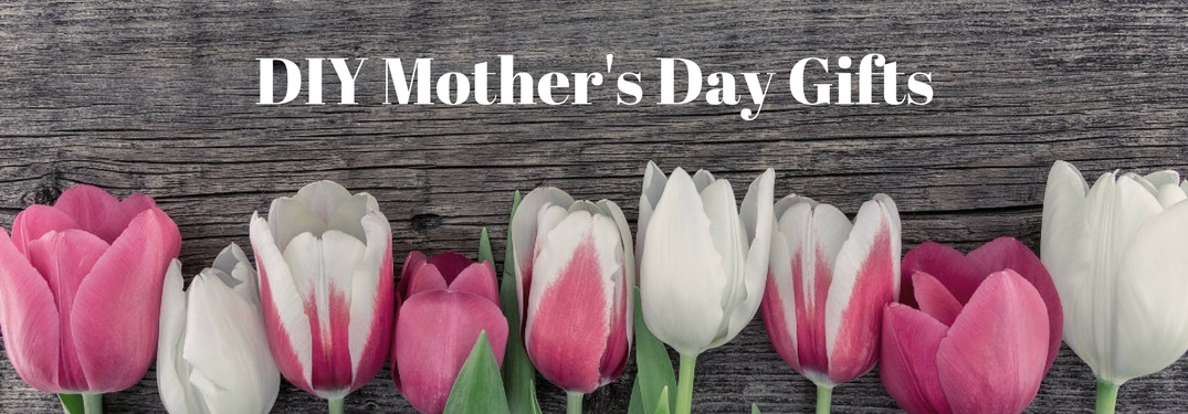 tulips on wood, DIY mother's day gifts