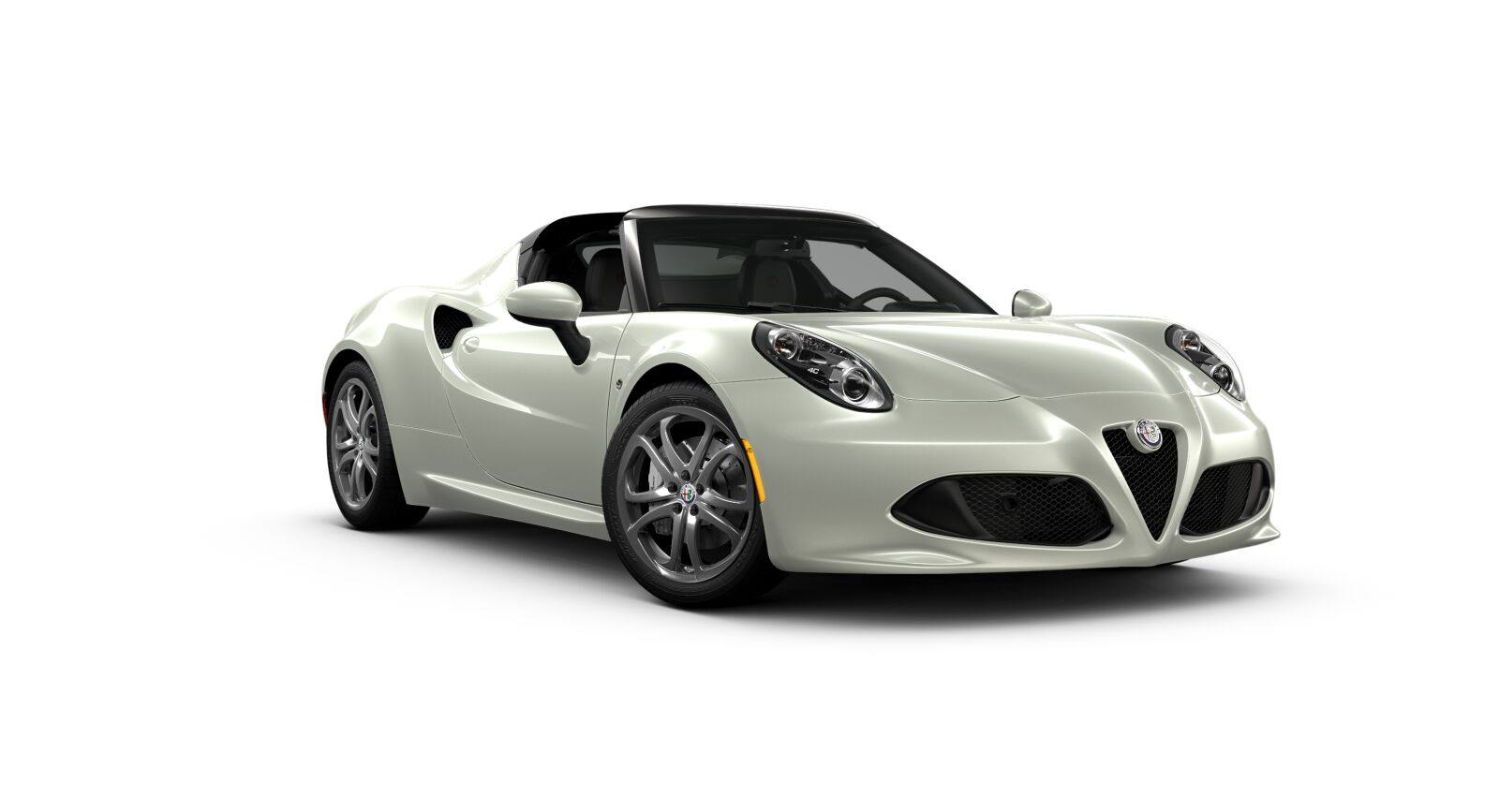 2019 Alfa Romeo 4C Spider Madreperla White Tri-Coat
