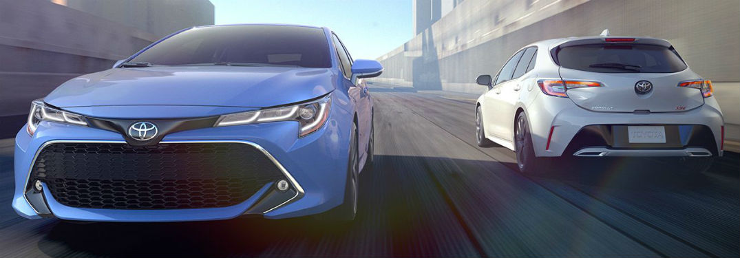 2019 Toyota Corolla Hatchback front fascia 2019 Toyota Corolla Hatchback exterior back fascia