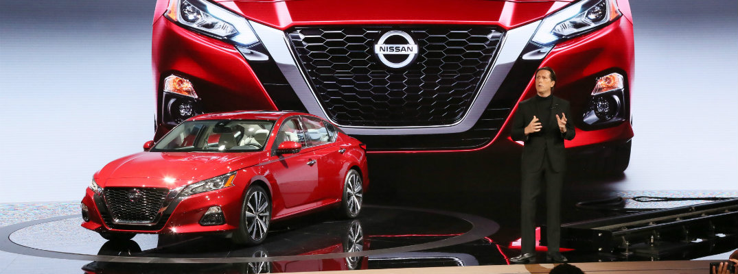 2019 Nissan Altima new york international auto show debut on stage showcase