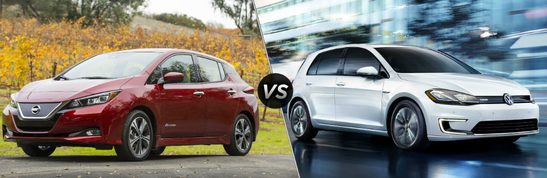 2018 Nissan Leaf vs 2018 Volkswagen e-Golf