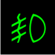 Front Fog Light Indicator Kia Sportage