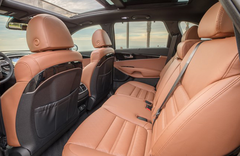 rear seat space in 2019 Kia Sorento