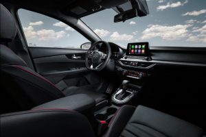 front interior of a 2020 Kia Forte GT
