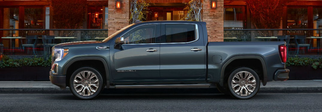 2019 GMC Sierra Denali side in black