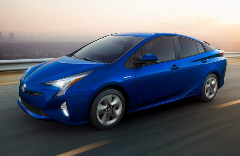 2018 Toyota Prius parked outside.