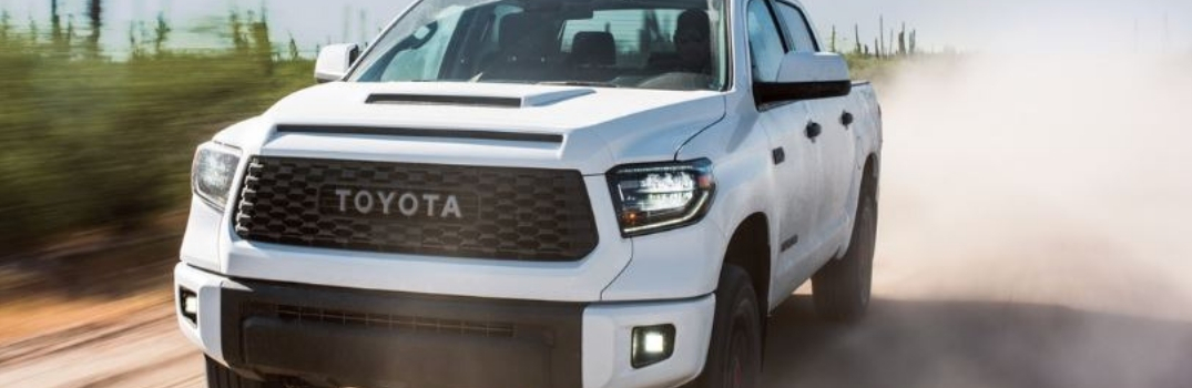 2019 Toyota Tundra driving on dirt road