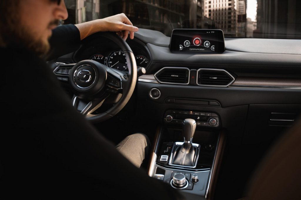 front interior of a 2020 Mazda CX-5