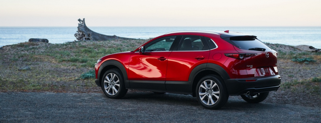 2021 Mazda CX-30 red side view