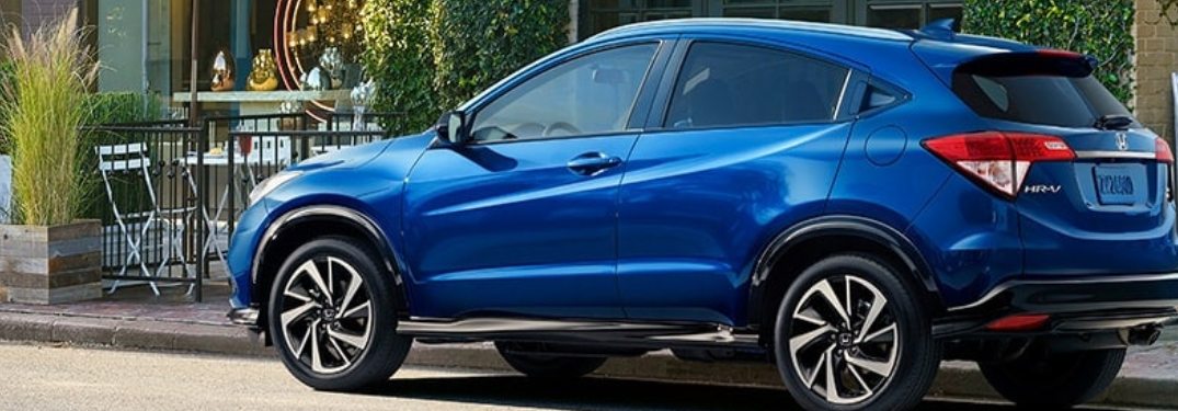 2020 Honda HR-V driving down a rural road