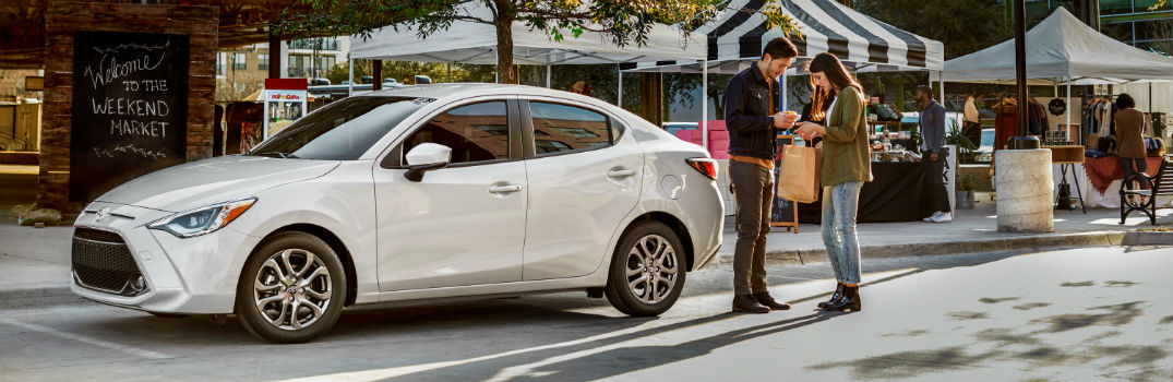 2019 Toyota Yaris Sedan Exterior Driver Side Front Profile