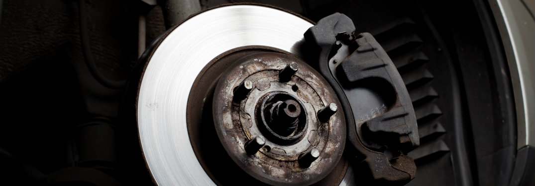 Close-up-of-brake-disc-and-brake-pads