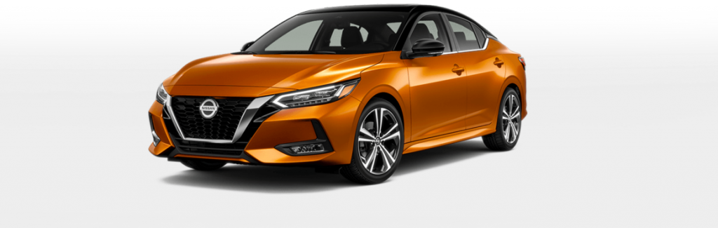 2020 Nissan Sentra Super Black and Monarch Orange Metallic o Matt 