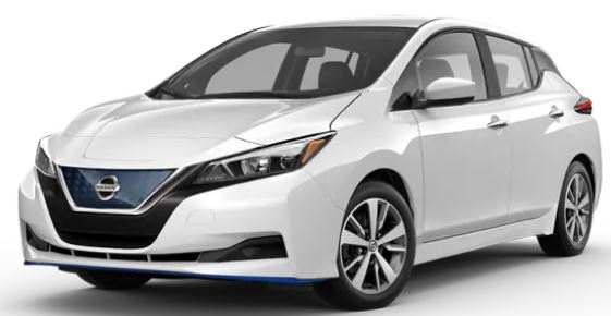 2020 Nissan LEAF Glacier White