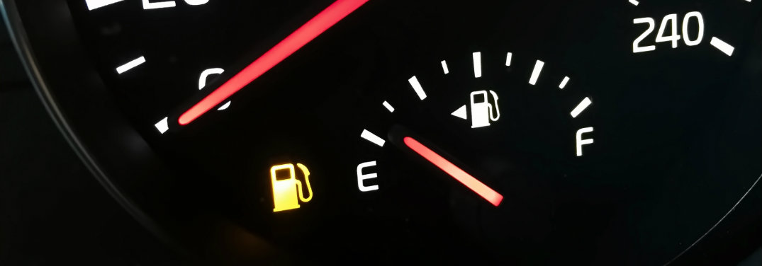 A fuel gauge cluster