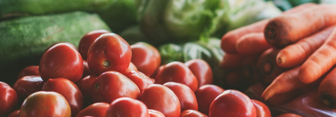 Vegetables for sale at a farmer's market