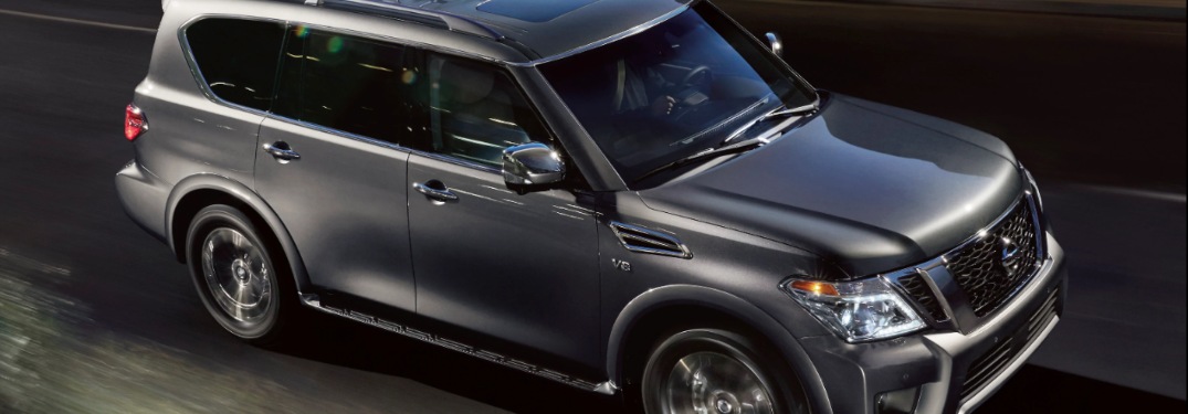 2020 Nissan Armada from above