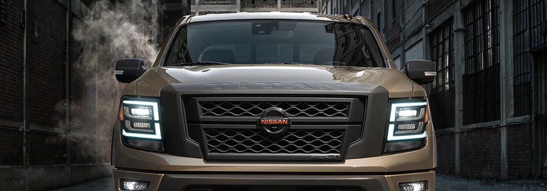 2021 Nissan TITAN from the front