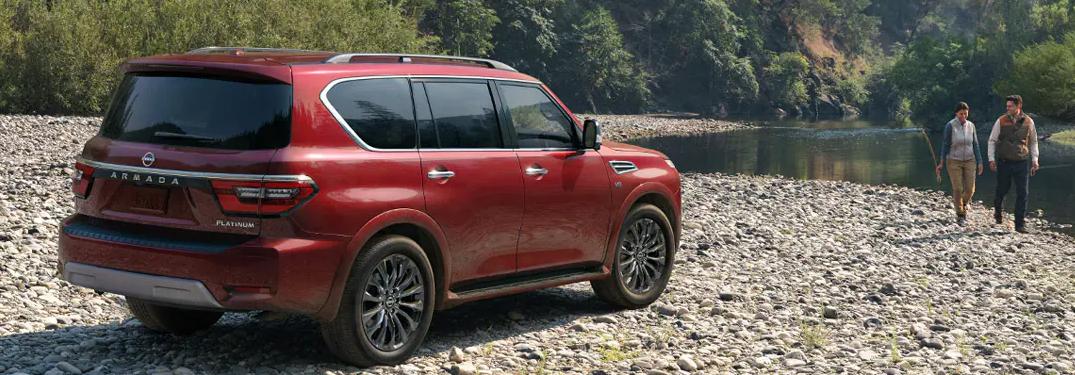 2022 Nissan Armada parked off-road