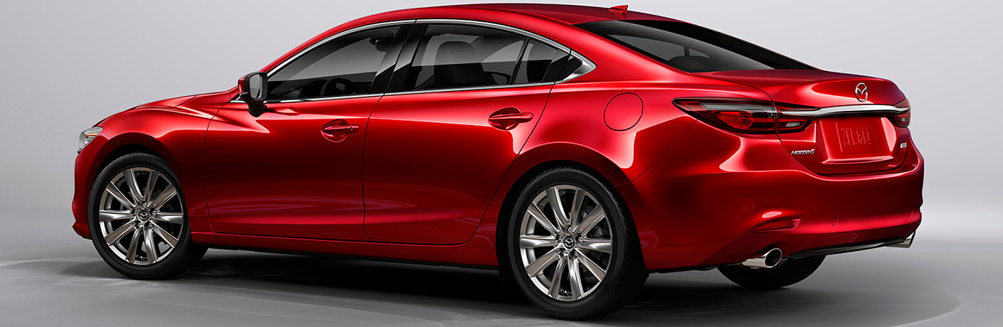 2018 Red Mazda6 Parked on a white background