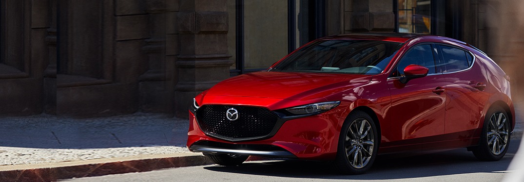 2019 Mazda3 Hatchback parked on a city street