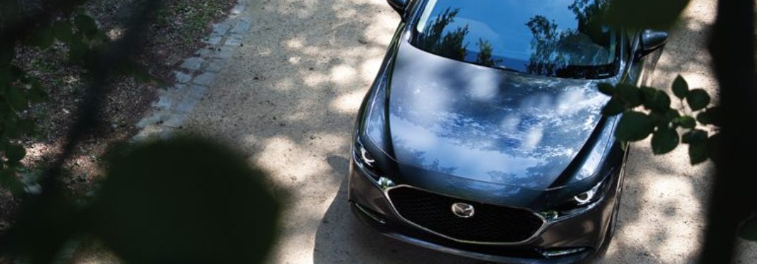 2020 Mazda3 Sedan from above