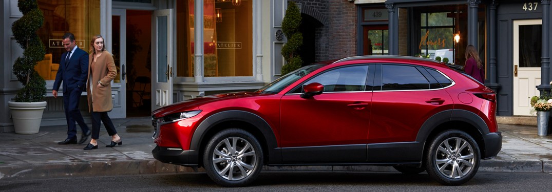 2020 Mazda CX-30 parked in front of a building