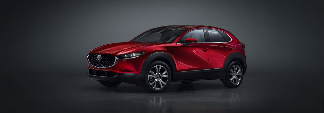 2020 Mazda CX-30 parked over gray background