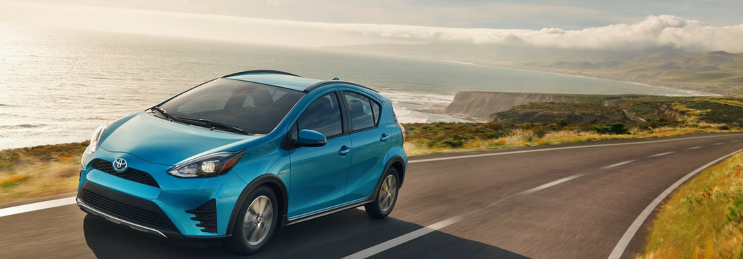 2018 Toyota Prius C in blue