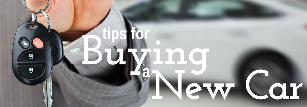 tips for Buying a New Car next to new car keys