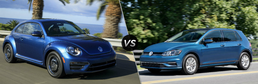 2018 Volkswagen Beetle vs 2018 Volkswagen Golf