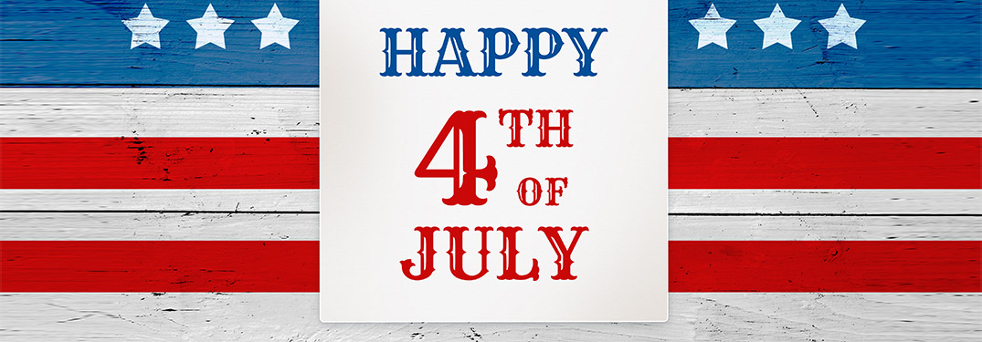 Happy 4th of July Title and an American Flag Design