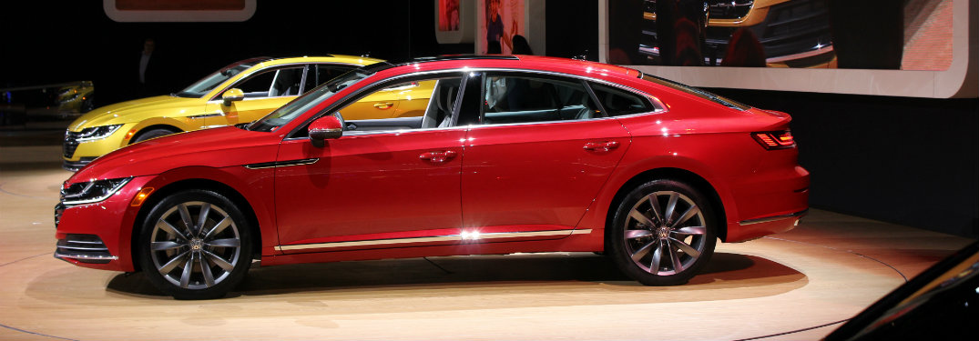 2019 Volkswagen Arteon exterior side red