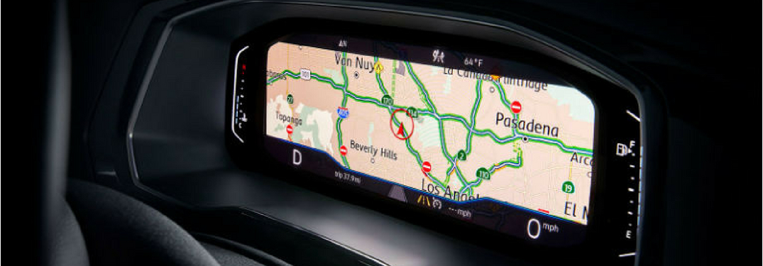digital cockpit of vw