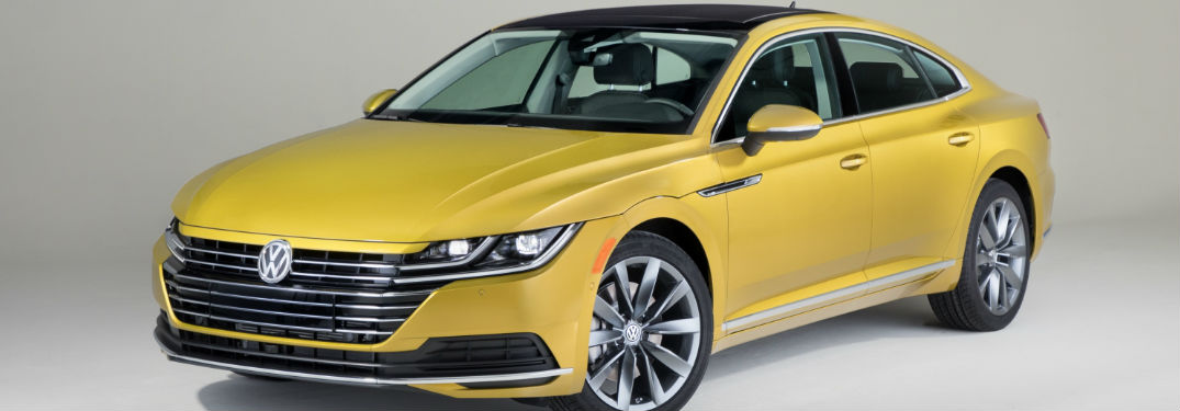 2018 Volkswagen Arteon in yellow
