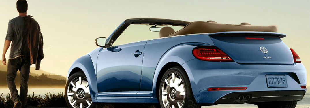 Volkswagen Beetle Convertible parked