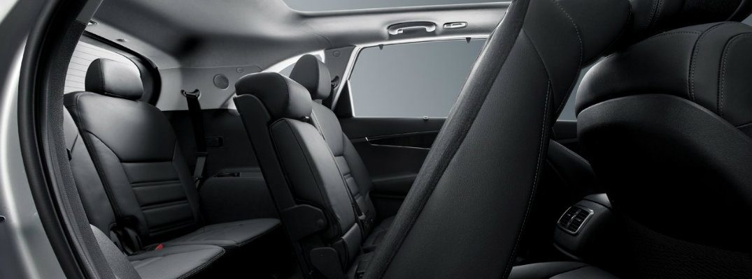 Rear seats in the 2018 Kia Sorento
