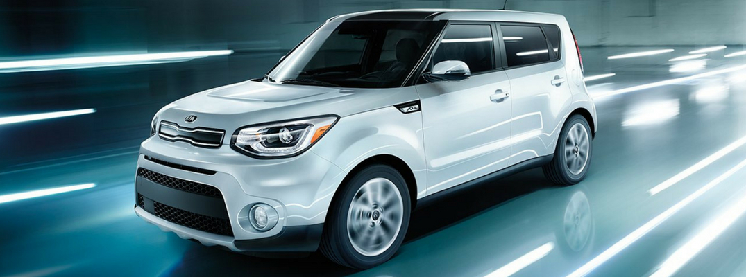 2018 Kia Soul Side View of Silver Exterior
