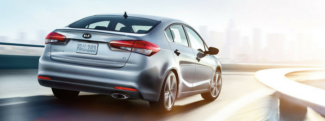 2018 Kia Forte Rear View of Silver Exterior